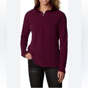 lands’ end fleece 1/4 Zip Ladies Sweater jacket